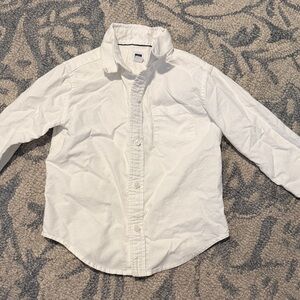 Janie and Jack Crisp White Button-Down Shirt